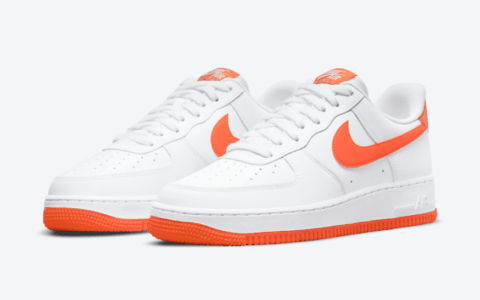 活力白橙配色！全新Nike AF1即将登场！ 货号：DC2911-101