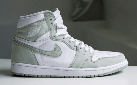 清新一夏！全新AJ1“鼠尾草”8月12日发售！ 货号：CD0461-002