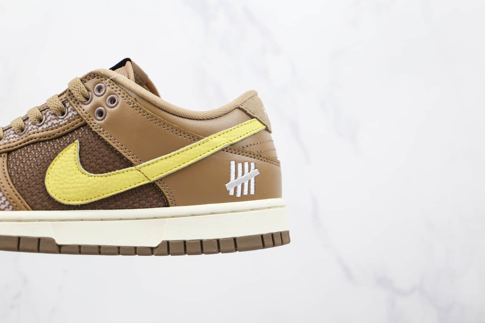 耐克NIKE DUNK LOW X UNDEFEATED联名款纯原版本低帮DUNK棕黄色板鞋原盒原标 货号:DH3061-200