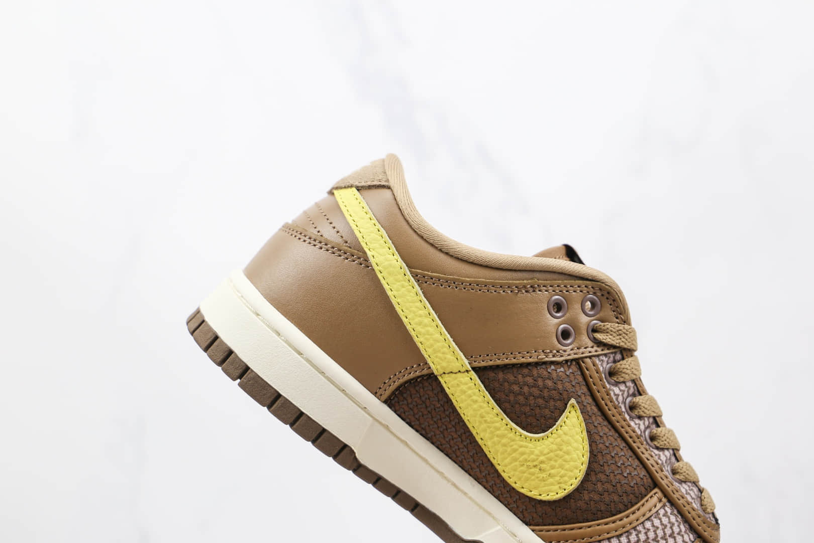 耐克NIKE DUNK LOW X UNDEFEATED联名款纯原版本低帮DUNK棕黄色板鞋原盒原标 货号:DH3061-200