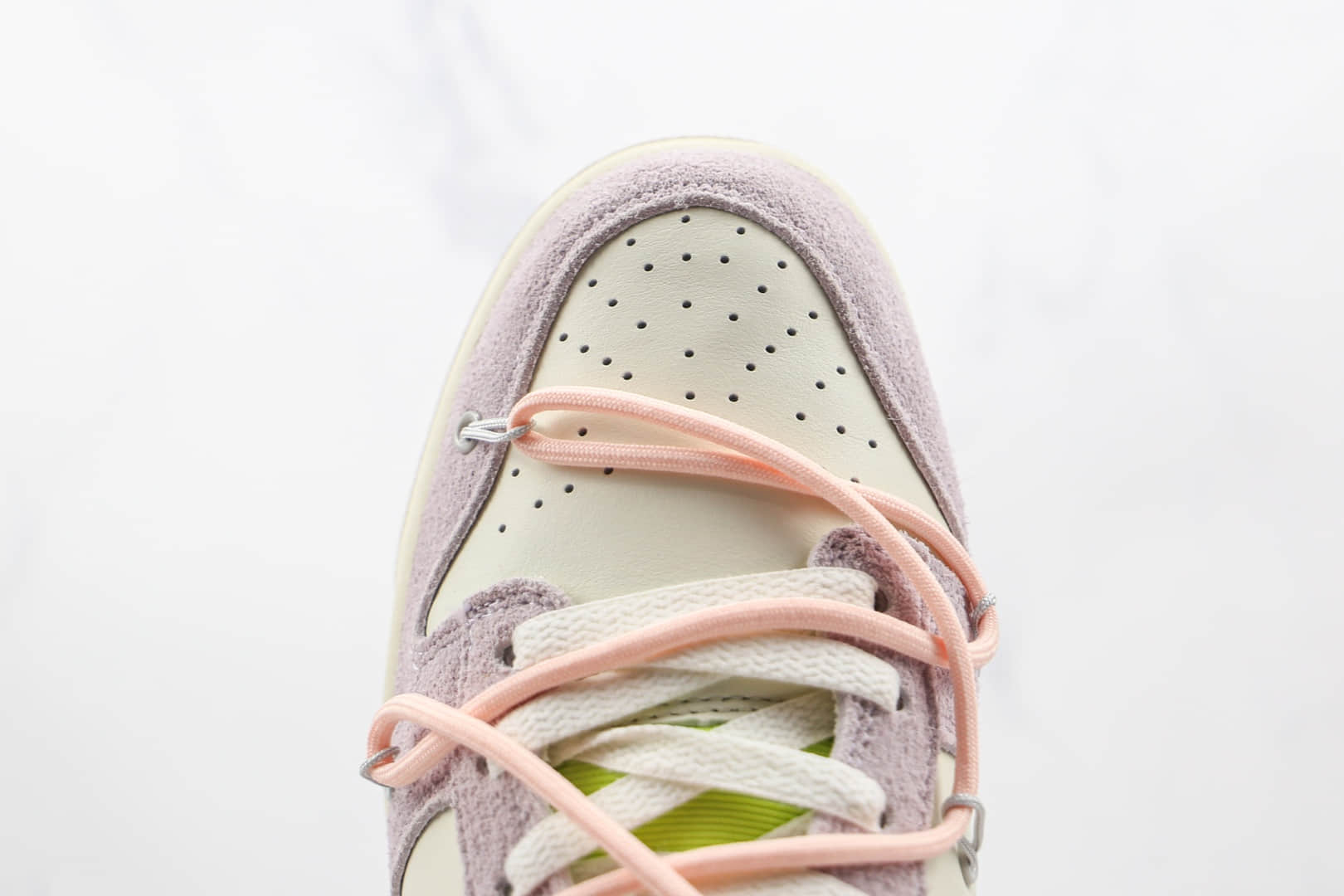 耐克Nike Dunk Low 50 x Off-White联名款纯原版本低帮香芋紫DUNK板鞋原楦头纸板打造 货号：DJ0950-100