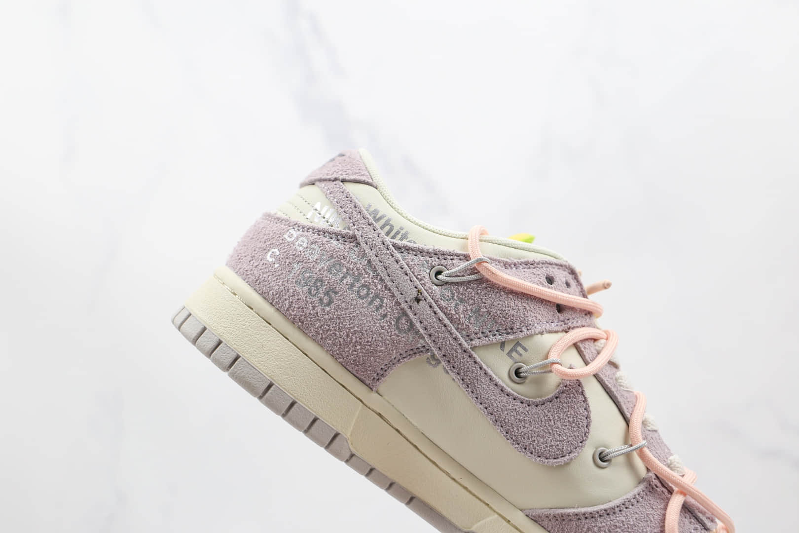 耐克Nike Dunk Low 50 x Off-White联名款纯原版本低帮香芋紫DUNK板鞋原楦头纸板打造 货号：DJ0950-100