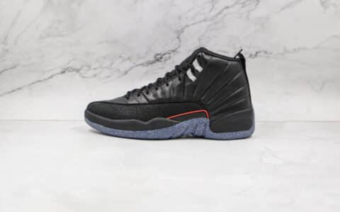 乔丹Air Jordan 12纯原版本黑色AJ12篮球鞋原楦头纸板打造 货号：DC1062-006