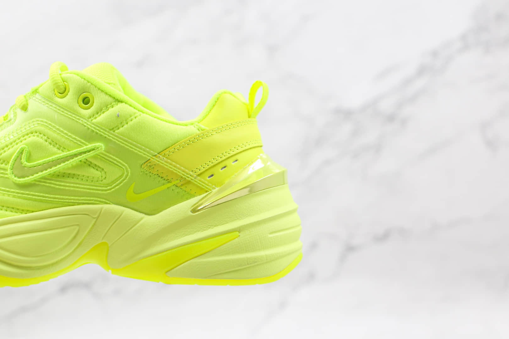 耐克Nike Air Monarch M2K纯原版本复古老爹鞋M2K荧光绿慢跑鞋原盒原标 货号:CI5749-777