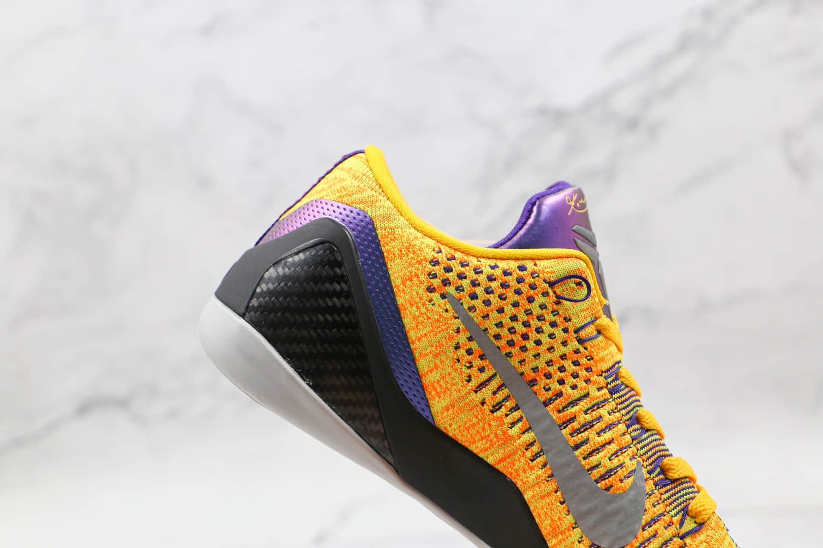 耐克Nike Zoom Kobe IX纯原版本科比9代紫金色黑曼巴篮球鞋支持实战 货号:630487-500