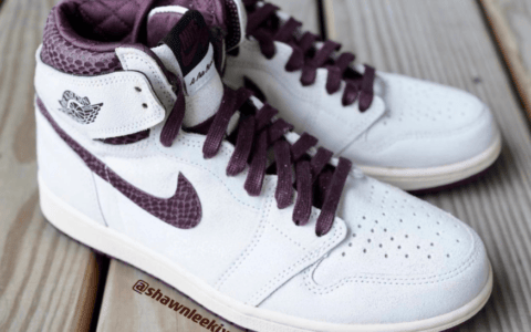 AMM x AJ1最新实物曝光！蛇纹细节+超高质感！