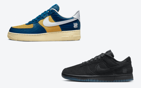 UNDFTD x Nike Dunk VS AF1官图曝光！你选哪双？