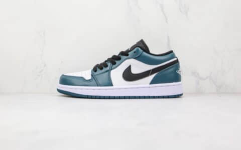 乔丹Air Jordan 1 Low纯原版本低帮AJ1白绿色板鞋原鞋开模一比一打造 货号：553558-411