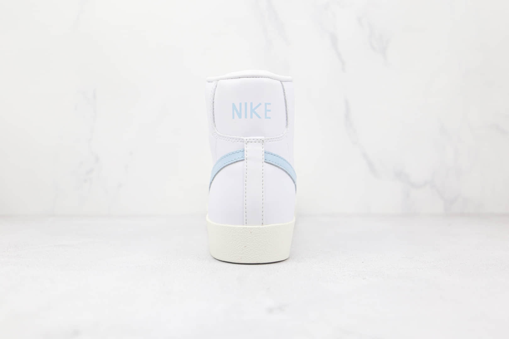 耐克NIKE Blazer MID‘77 VNTG纯原版本高帮开拓者白蓝色板鞋原楦头纸板打造 货号:BQ6806-109