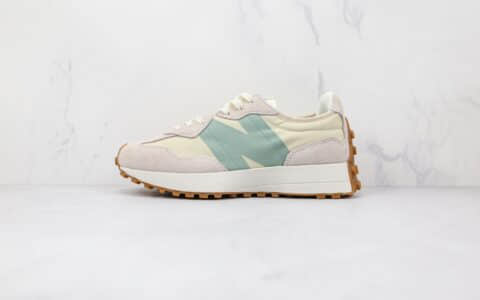 新百伦New Balance 327纯原版本复古慢跑鞋NB327薄荷绿区别市面翻毛皮错误版本 货号：WS327HG1