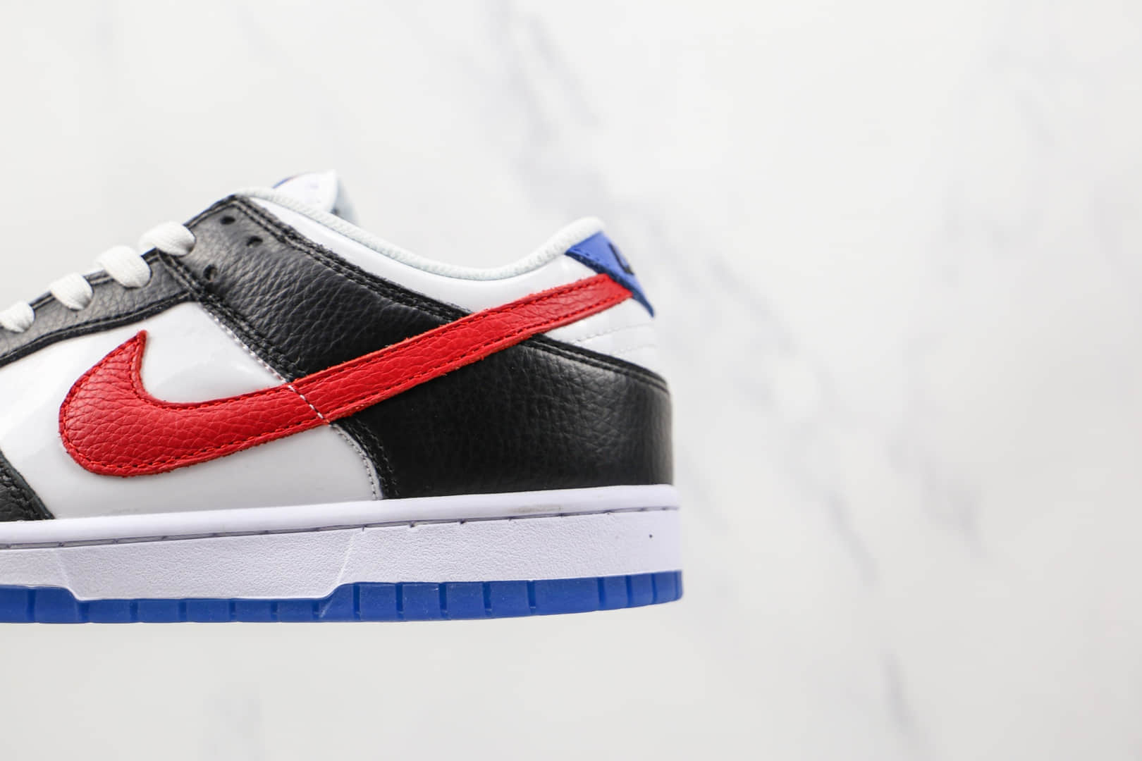 耐克Nike Dunk Low South Korea纯原版本低帮DUNK韩国国旗黑红蓝色鸳鸯板鞋原盒原标 货号：DM7708-100