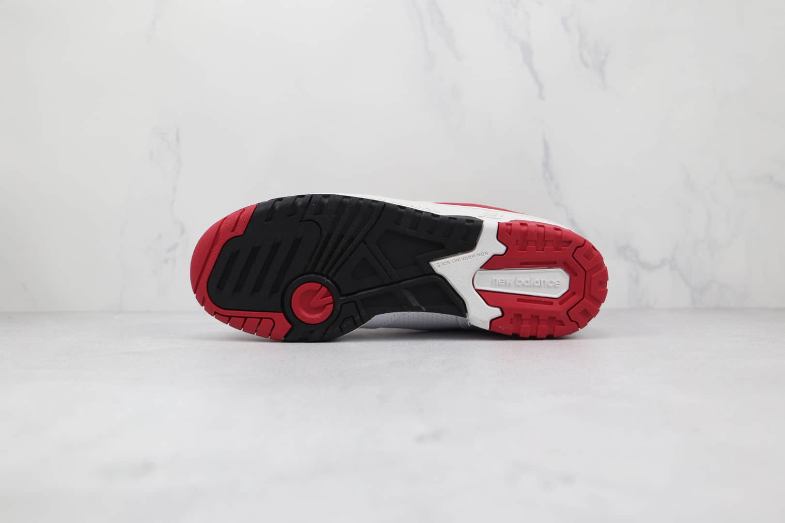 新百伦new balance 550纯原版本白红色复古慢跑鞋原楦头纸板打造 货号:BB550SE1