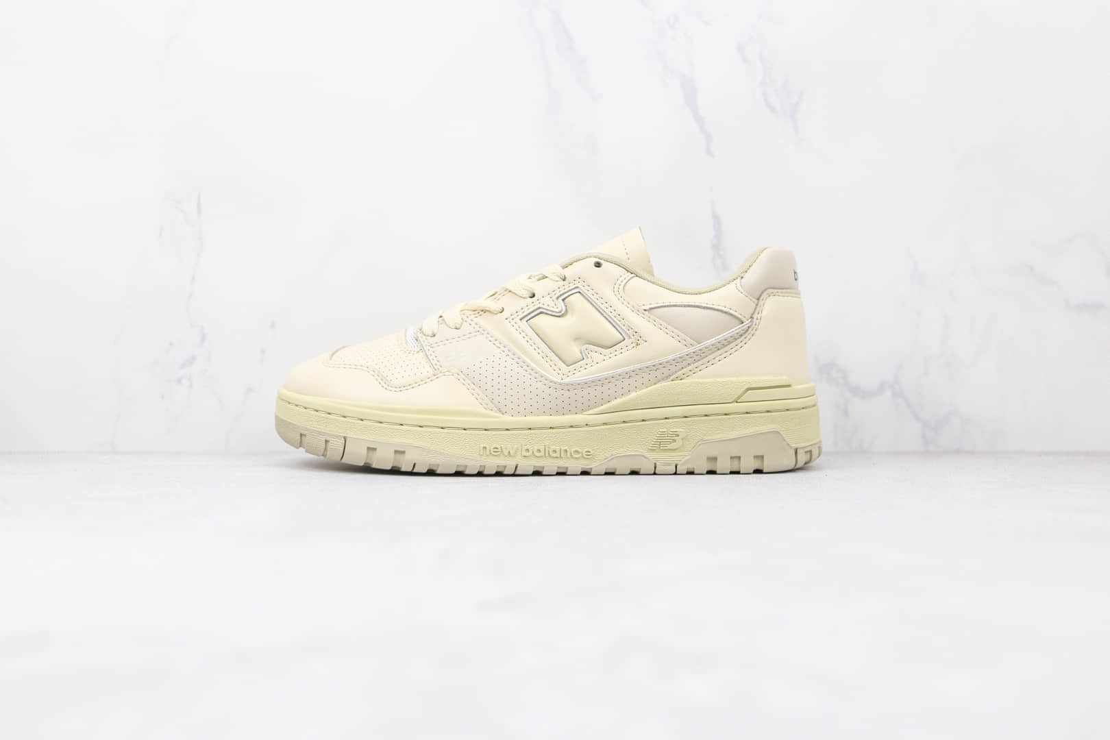 新百伦New balance 550纯原版本复古NB550米色板鞋原楦头纸板打造原盒原标 货号:BB550AR