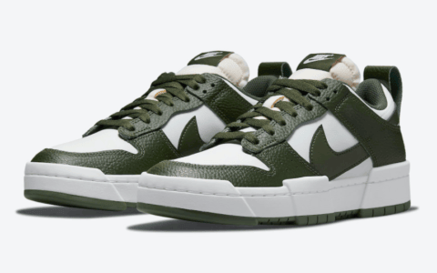 复古白绿装扮！全新Nike Dunk Low Disrupt即将登场！ 货号：DQ0869-100