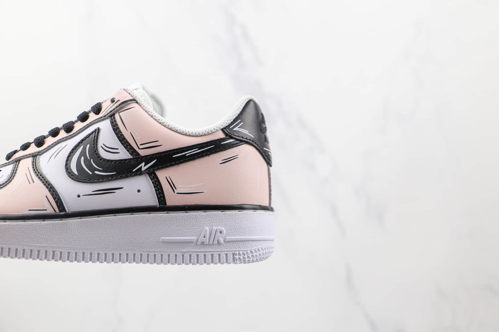 耐克Nike Air Force 1 Low纯原版本低帮空军一号二次元漫画涂鸦板鞋内置气垫 货号：CW2288-213