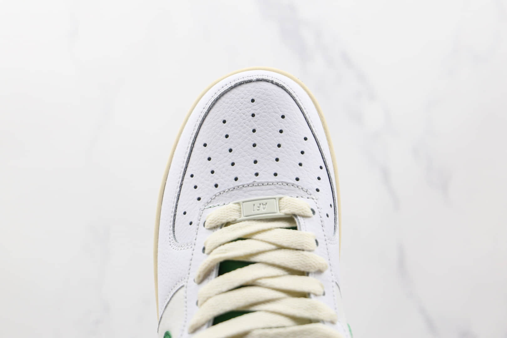耐克Nike Air Force 1纯原版本低帮空军一号白绿色板鞋内置气垫 货号:DO5220-131