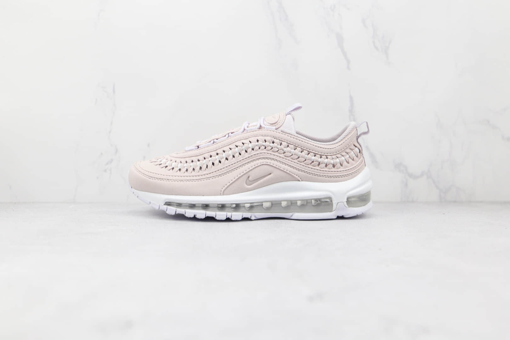耐克Nike Air Max 97 LX Woven纯原版本粉色子弹头Max97气垫鞋原楦头纸板打造 货号:DC4144-500