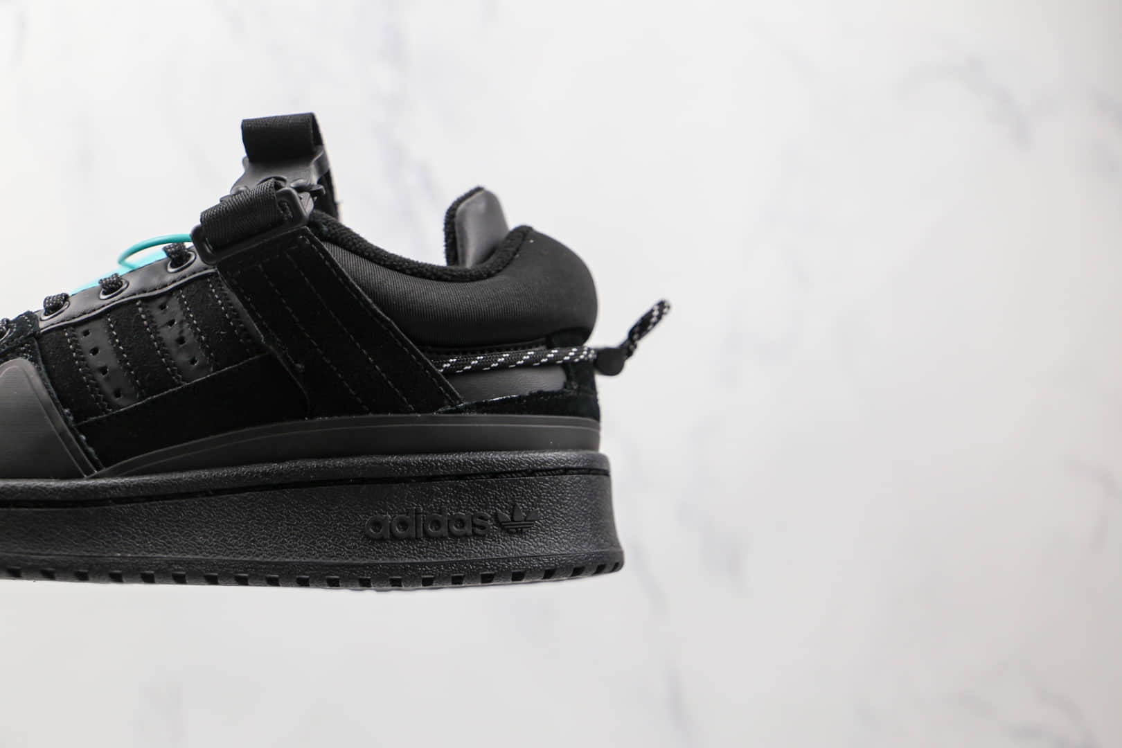 阿迪达斯adidas Forum Low x Bad Bunny联名款纯原版本黑色黑兔板鞋原档案数据开发 货号:GW0266