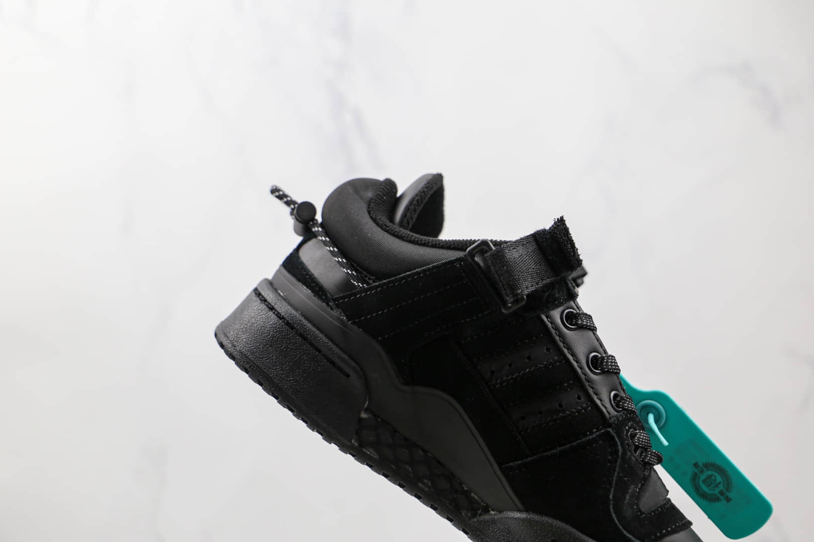 阿迪达斯adidas Forum Low x Bad Bunny联名款纯原版本黑色黑兔板鞋原档案数据开发 货号:GW0266