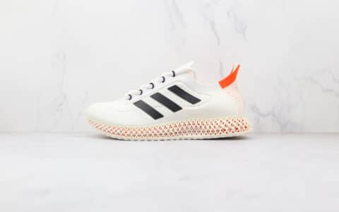 阿迪达斯Adidas Alphaedge 4D M纯原版本白黑红色4D FWD科技跑鞋原盒原标 货号：FY3967