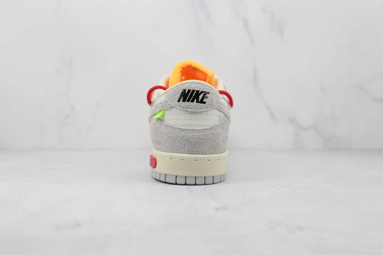 耐克Nike Dunk Low'50' x Off White联名款纯原版本低帮麂皮灰白红色红标板鞋原鞋开模一比一打造 货号:DJ0950-103