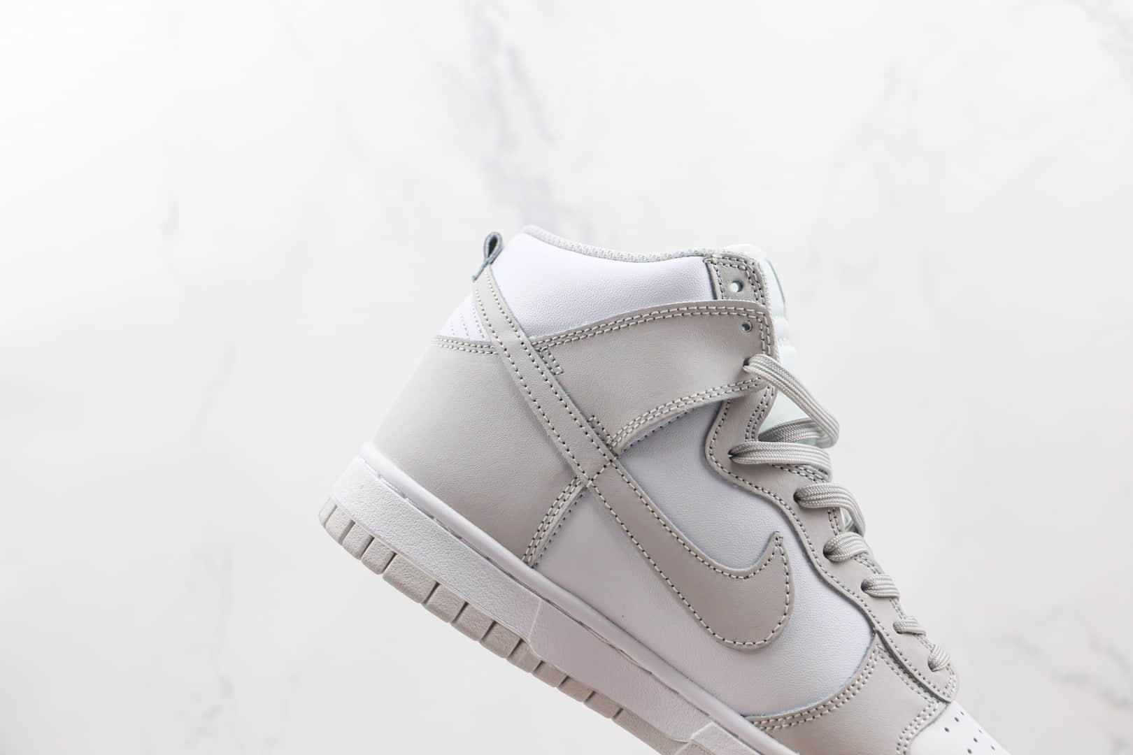 耐克Nike Dunk High Vast Grey纯原版本高帮DUNK灰白色板鞋原档案数据开发 货号:DD1399-100