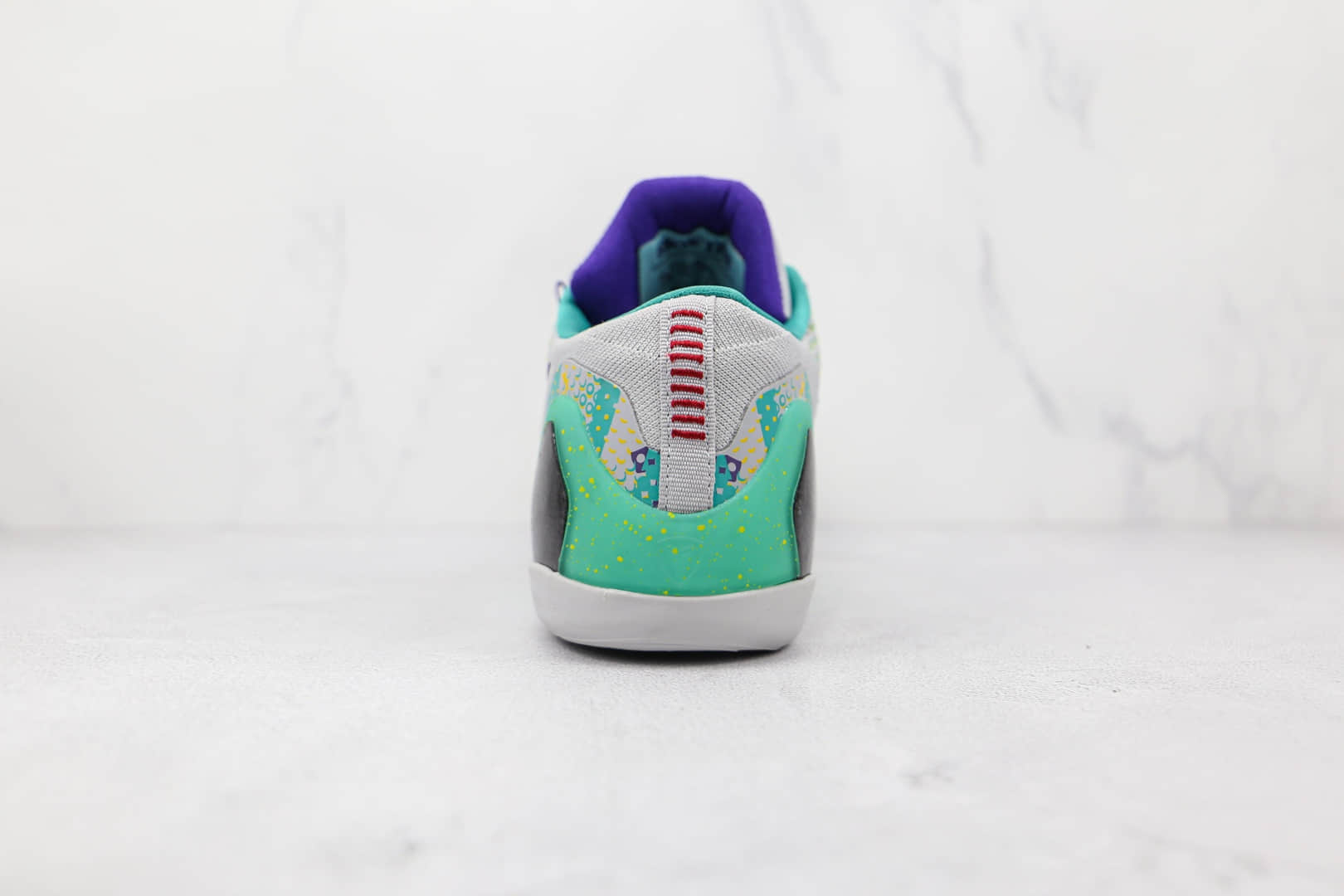 耐克Nike Zoom Kobe IX纯原版本科比9代灰绿紫色篮球鞋支持实战 货号:630487-005