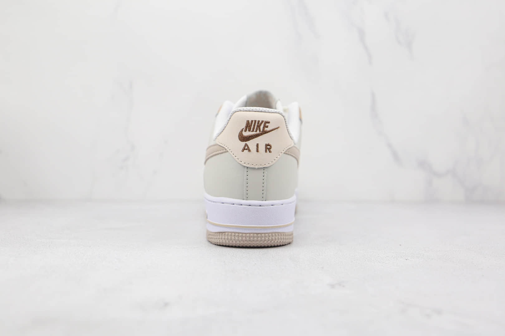 耐克Nike Air Force 1 Hot Chocolate纯原版本低帮空军一号米灰色热可可板鞋内置气垫 货号:CW2288-903