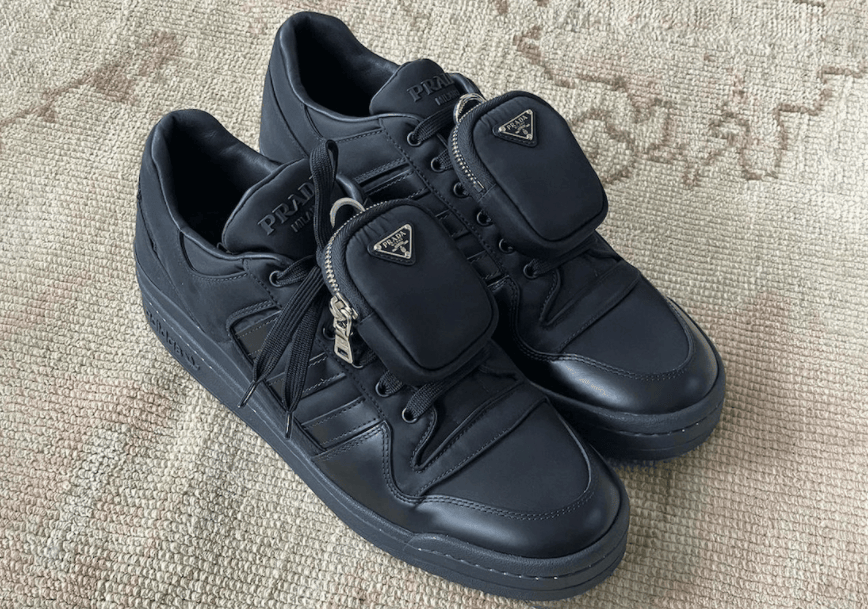 Prada x adidas Forum黑色版本实物曝光!可以组情侣鞋了!