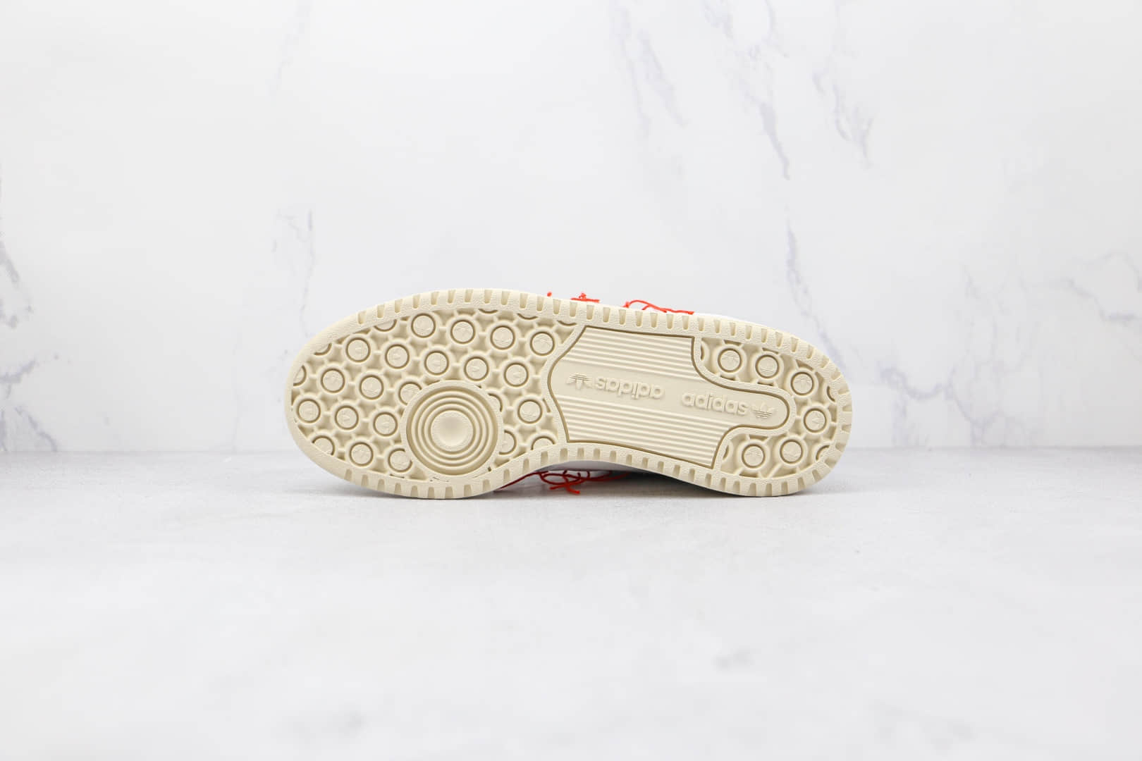 阿迪达斯Adidas Forum 84 Low纯原版本三叶草新款白黑色流苏线头板鞋原档案数据开发 货号:FZ3774