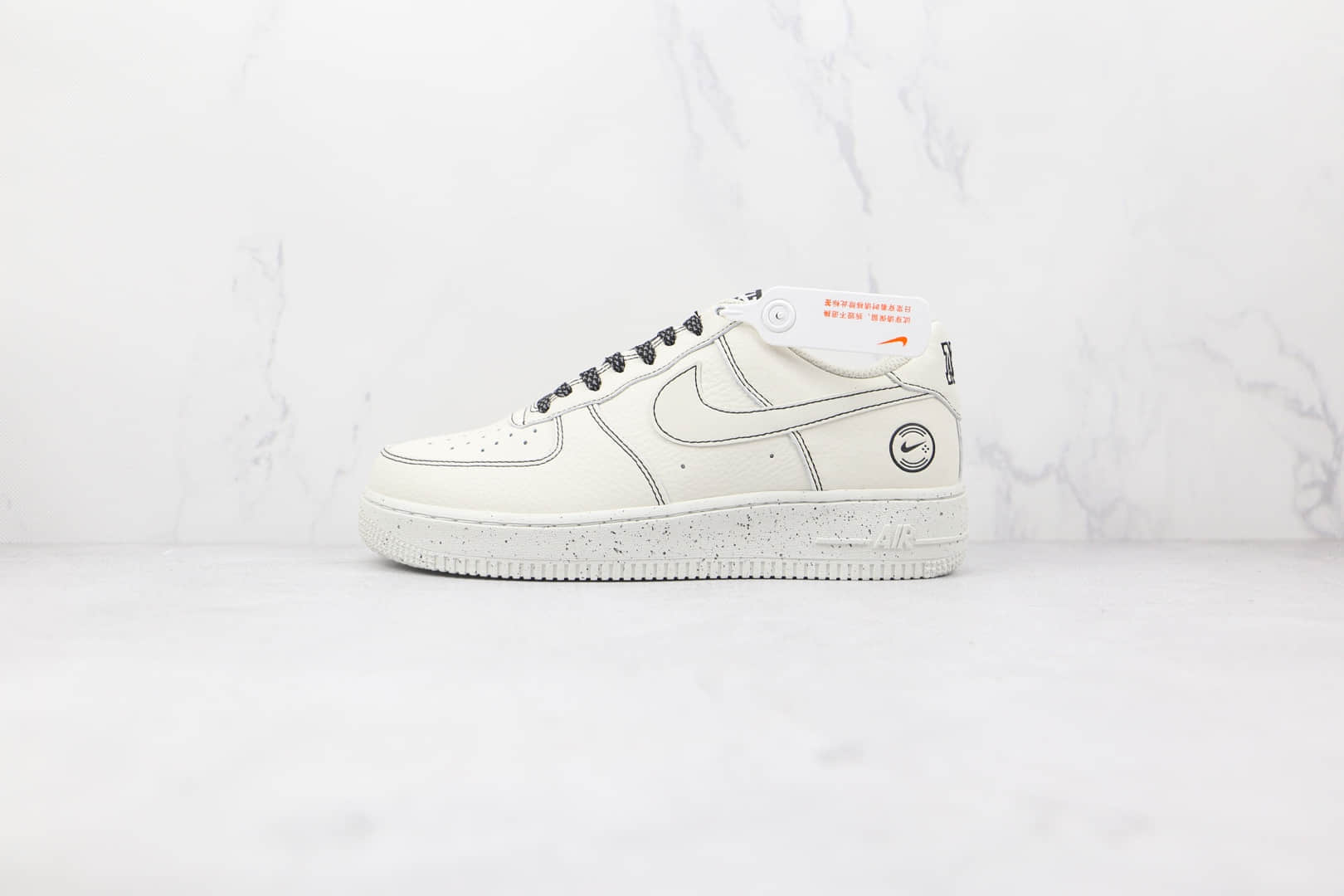 耐克Nike Air Force 1 Low“NYC”纯原版本空军一号满天星AF1白黑缝线原楦头原纸板 货号:CH1808-010