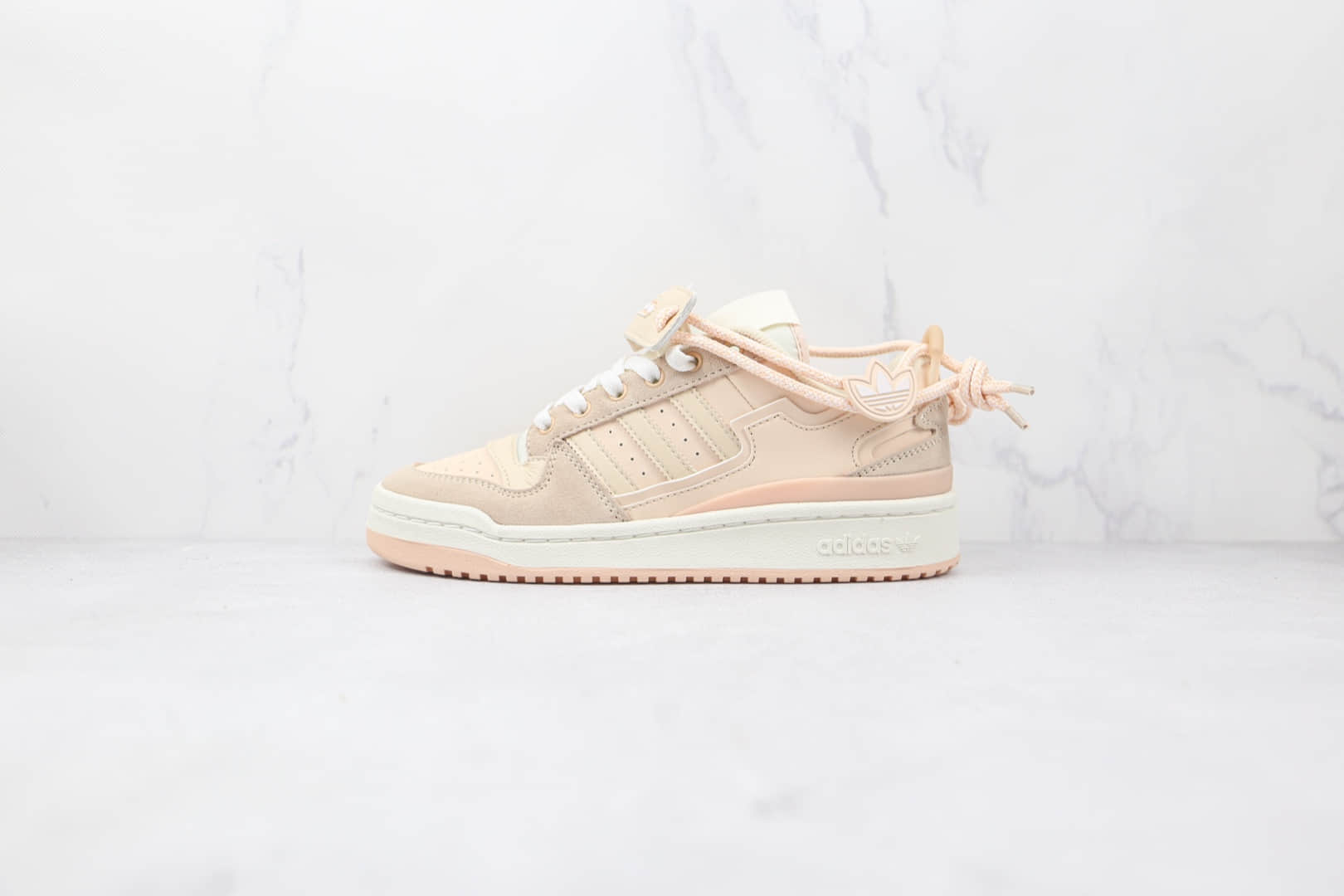 纯原版本阿迪达斯Forum 84樱花粉魔术贴板鞋出货