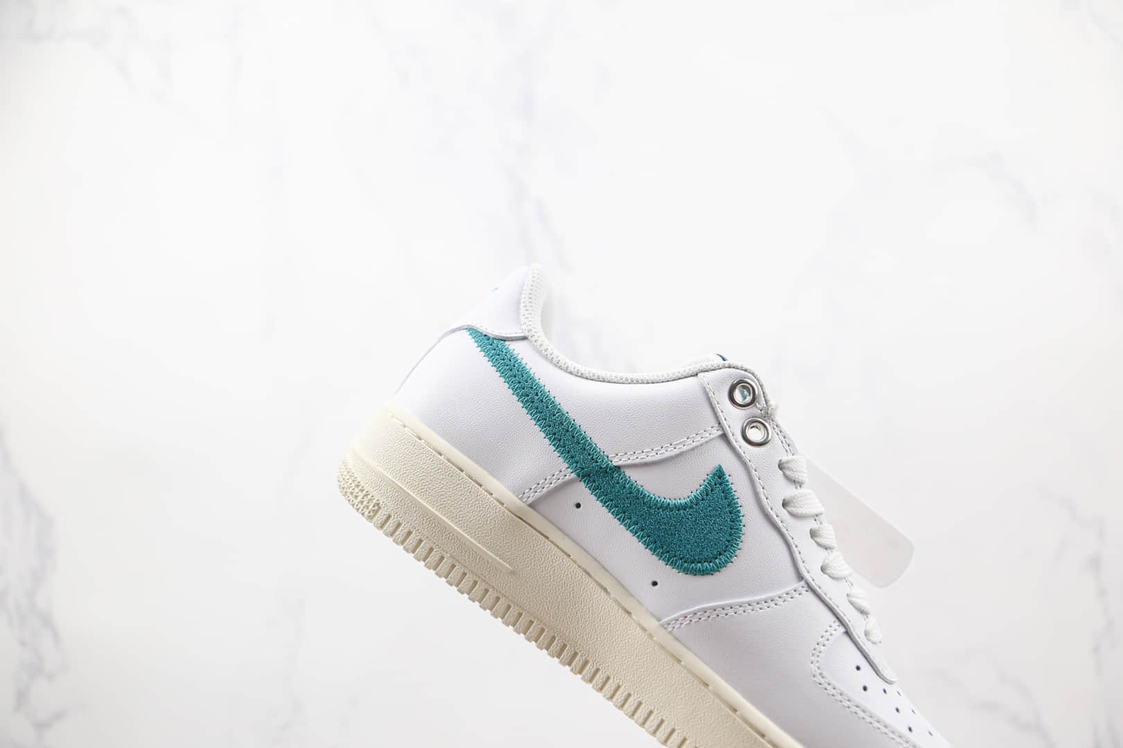 耐克Nike Air Force 1纯原版本低帮空军一号白绿色板鞋内置气垫 货号:CT1998-106