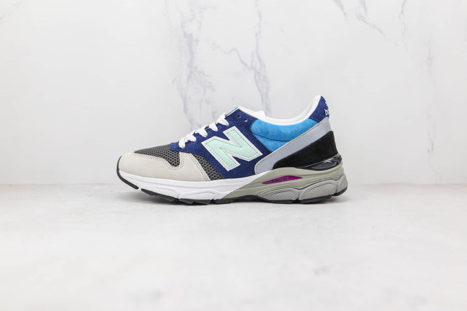 新百伦NEW BALANCE 770纯原版本灰蓝色拼接NB770复古老爹鞋原盒原标 货号:M7709FR