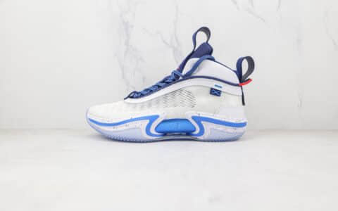 乔丹Air Jordan XXXVI纯原版本白蓝色AJ36篮球鞋支持实战　货号：DJ4484-100