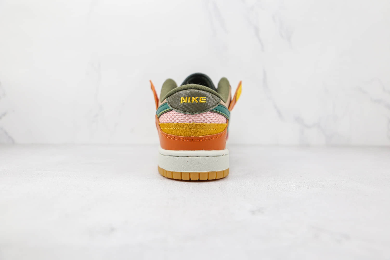 耐克Nike Dunk Low纯原版本低帮DUNK棕绿色缝合怪彩色拼接板鞋内置气垫 货号:DB0500-200