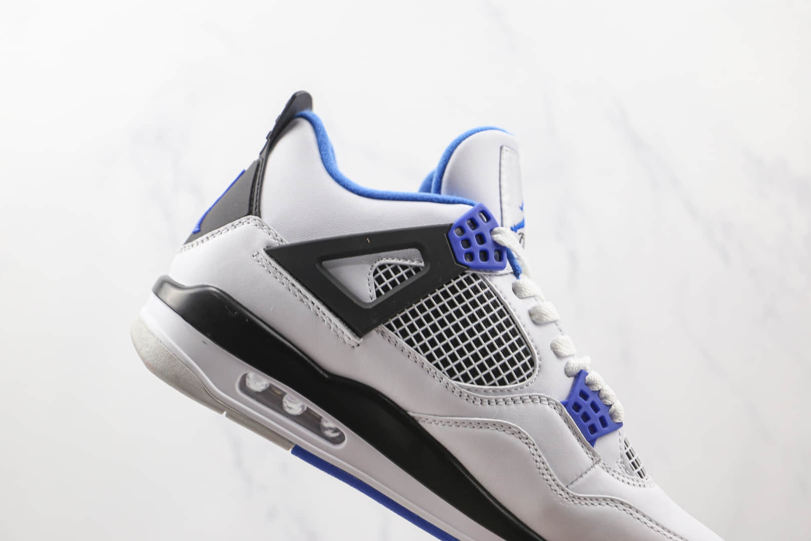 乔丹Air Jordan 4 Retro Motorsports纯原版本白蓝赛车AJ4篮球鞋原档案数据开发 货号:308497-117