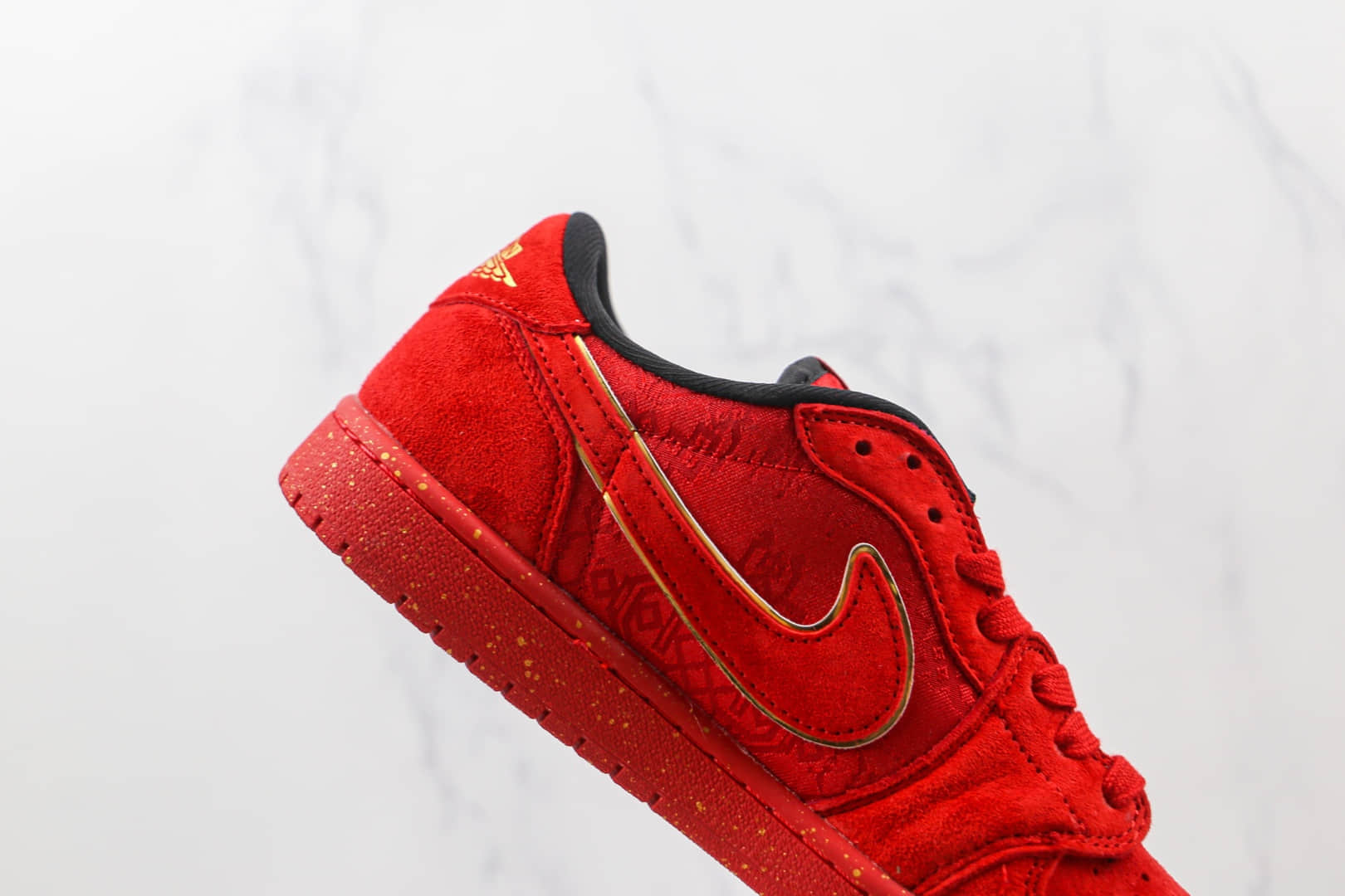 乔丹Air Jordan AJ1 Low纯原版本低帮AJ1虎年限定中国红配色板鞋原盒原标 货号:DD2233-518