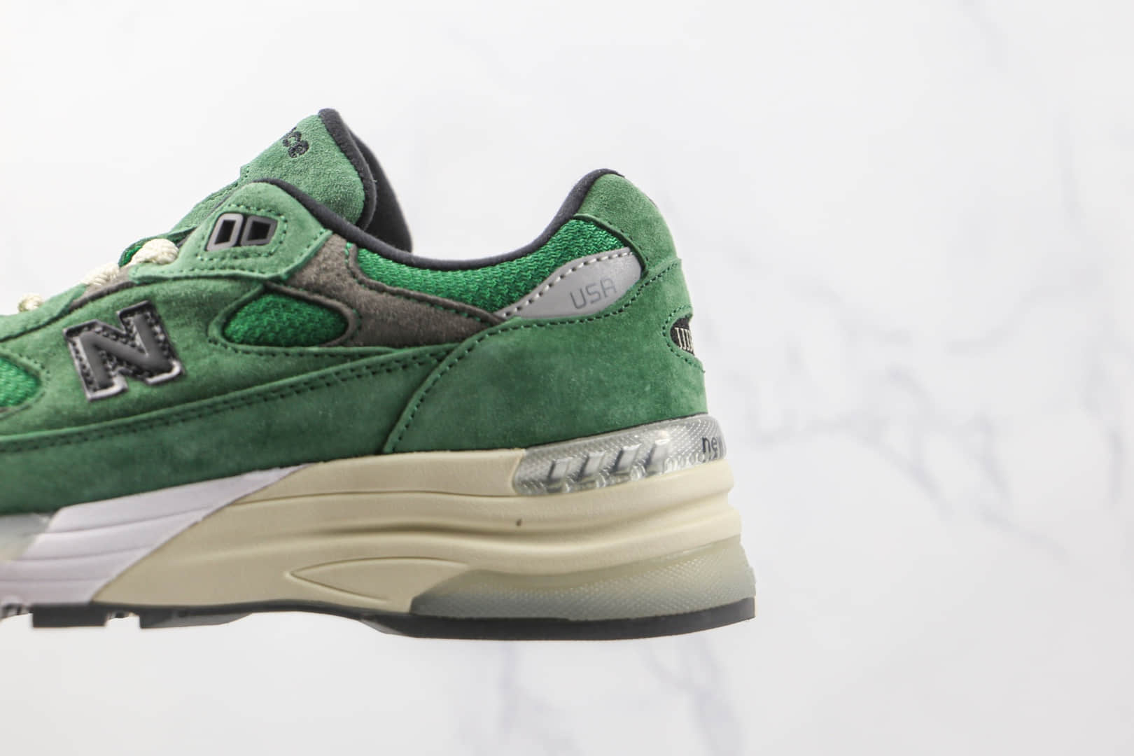 新百伦New Balance 992纯原版本绿色NB992复古老爹鞋原档案数据开发 货号：W992JJ