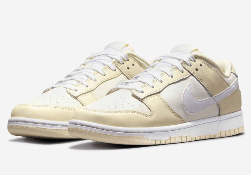 “椰奶”Dunk Low官图释出!春夏清爽必备! 货号:DJ6188-100