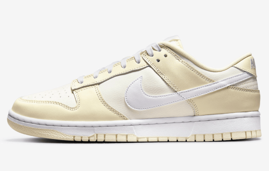 “椰奶”Dunk Low官图释出!春夏清爽必备! 货号:DJ6188-100