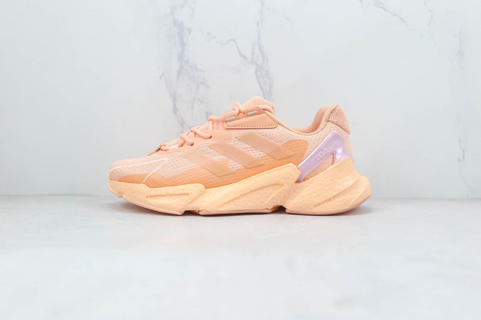 阿迪达斯Adidas Boost X9000L4纯原版本橘色复古X9000爆米花跑鞋原楦头纸板打造 货号:GY0129