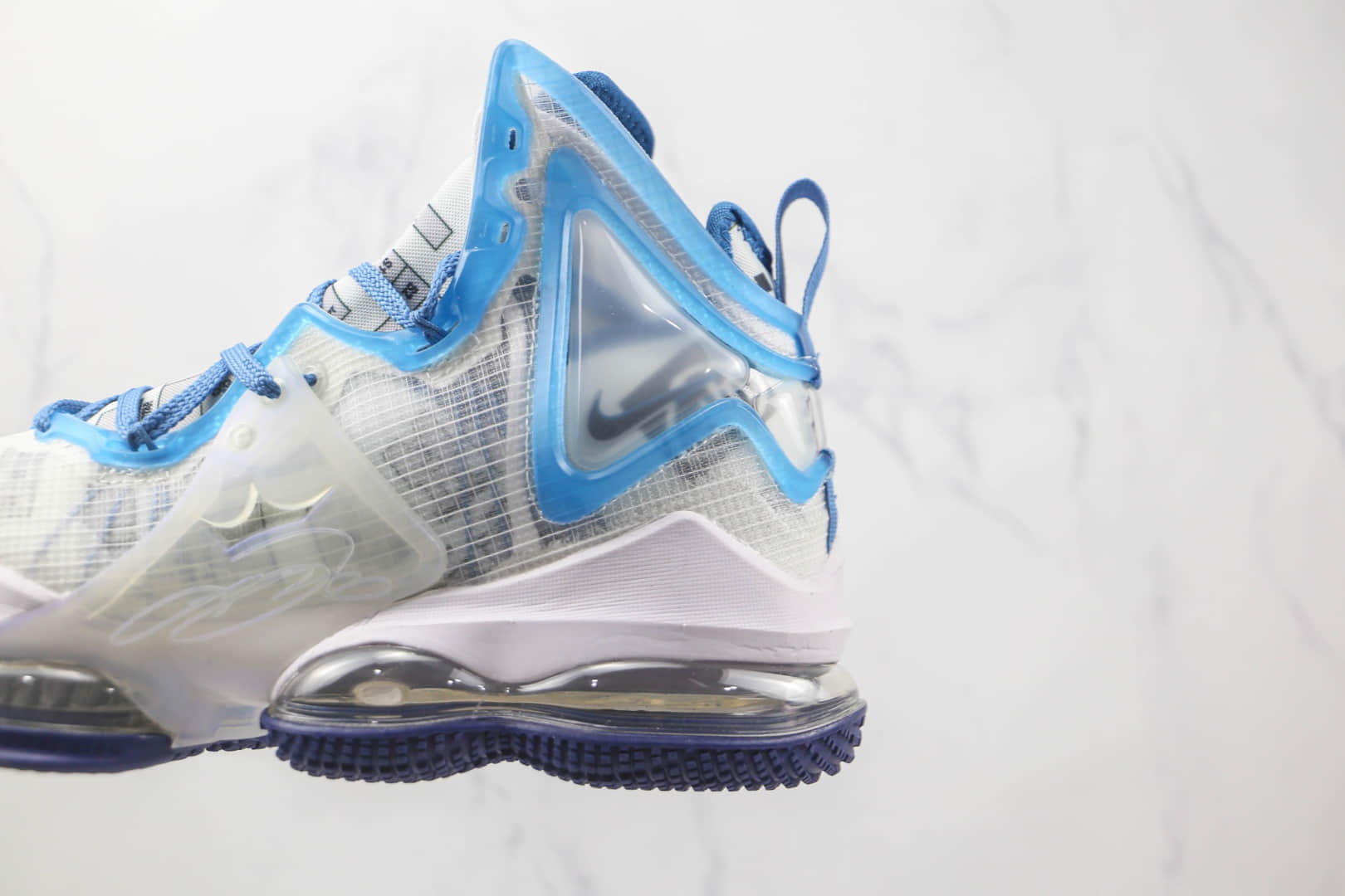 耐克LEBRON XIX EP LR纯原版本詹姆斯19代白蓝色实战篮球鞋原档案数据开发 货号:DC9342-100