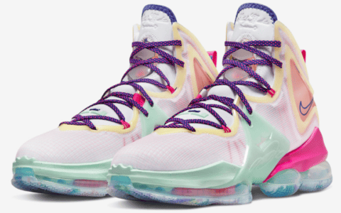 情人节主题！詹皇这双LeBron 19也太甜美了！ 货号：DH8460-900