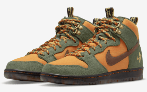锄地Logo！全新Pass~Port x Nike SB Dunk Hi官图释出！ 货号：DO6119-300