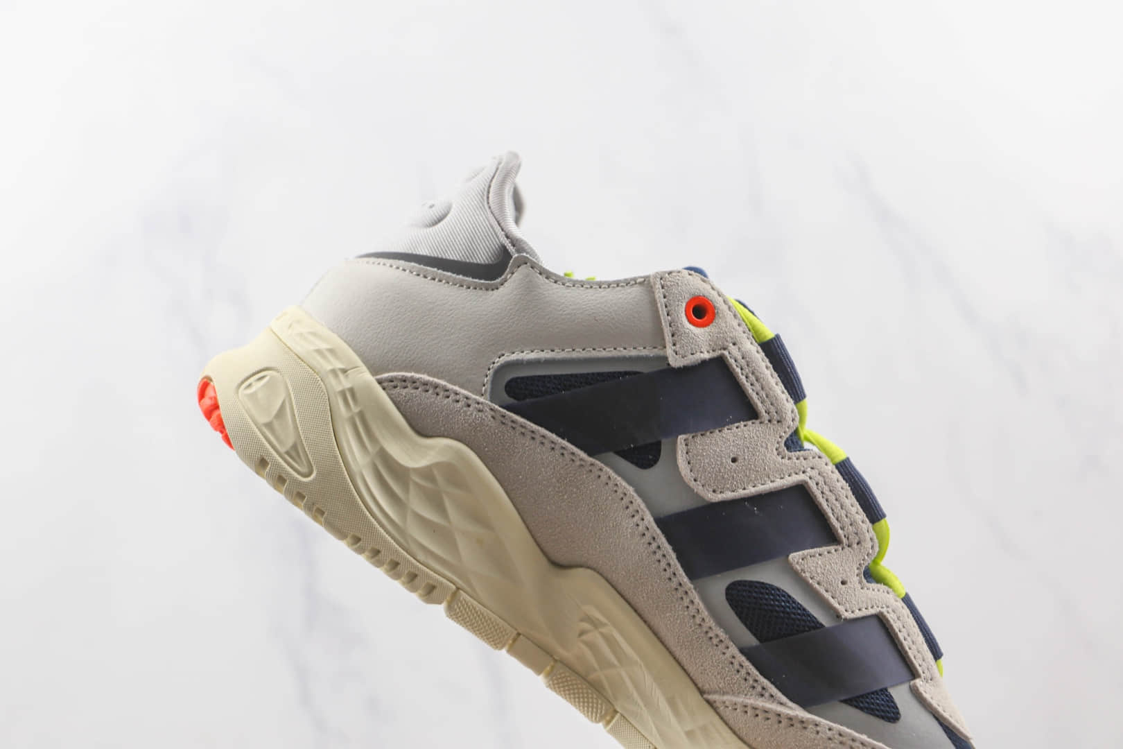 阿迪达斯Adidas Originals Niteball Grey Five Dove Grey纯原版本白灰色三叶草streetball街头风格复古老爹鞋原楦头纸板打造 货号:S24146