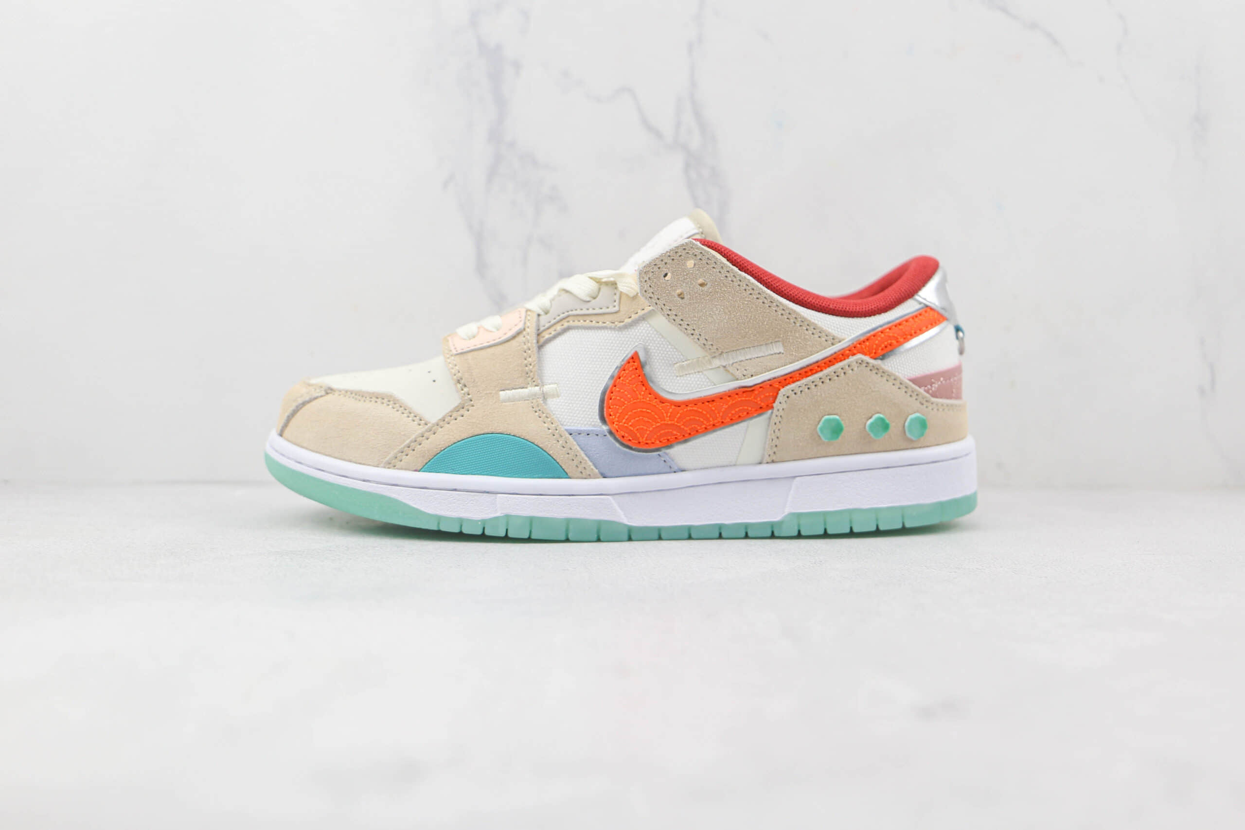 耐克Nike Dunk Scrap Shapeless Formless Limitless纯原版本低帮DUNK金镶玉配色板鞋原楦头纸板打造 货号:DQ4975-181