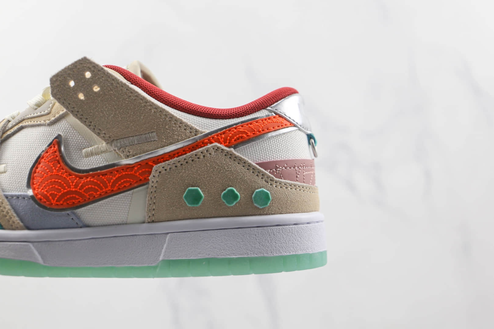 耐克Nike Dunk Scrap Shapeless Formless Limitless纯原版本低帮DUNK金镶玉配色板鞋原楦头纸板打造 货号:DQ4975-181