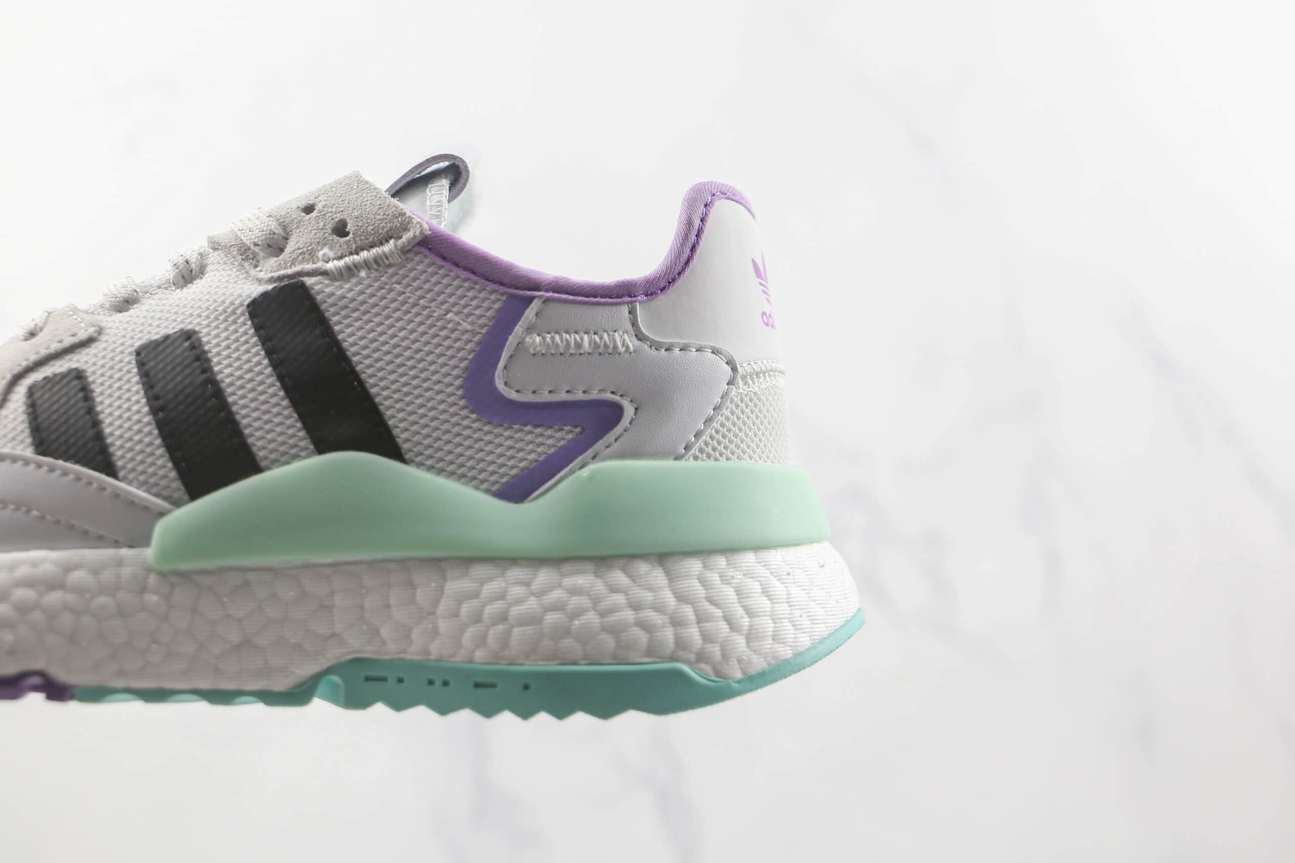 阿迪达斯Adidas Nite Jogger 2021 Boost纯原版本夜行者一代爆米花跑鞋原档案数据开发 货号：FW6702