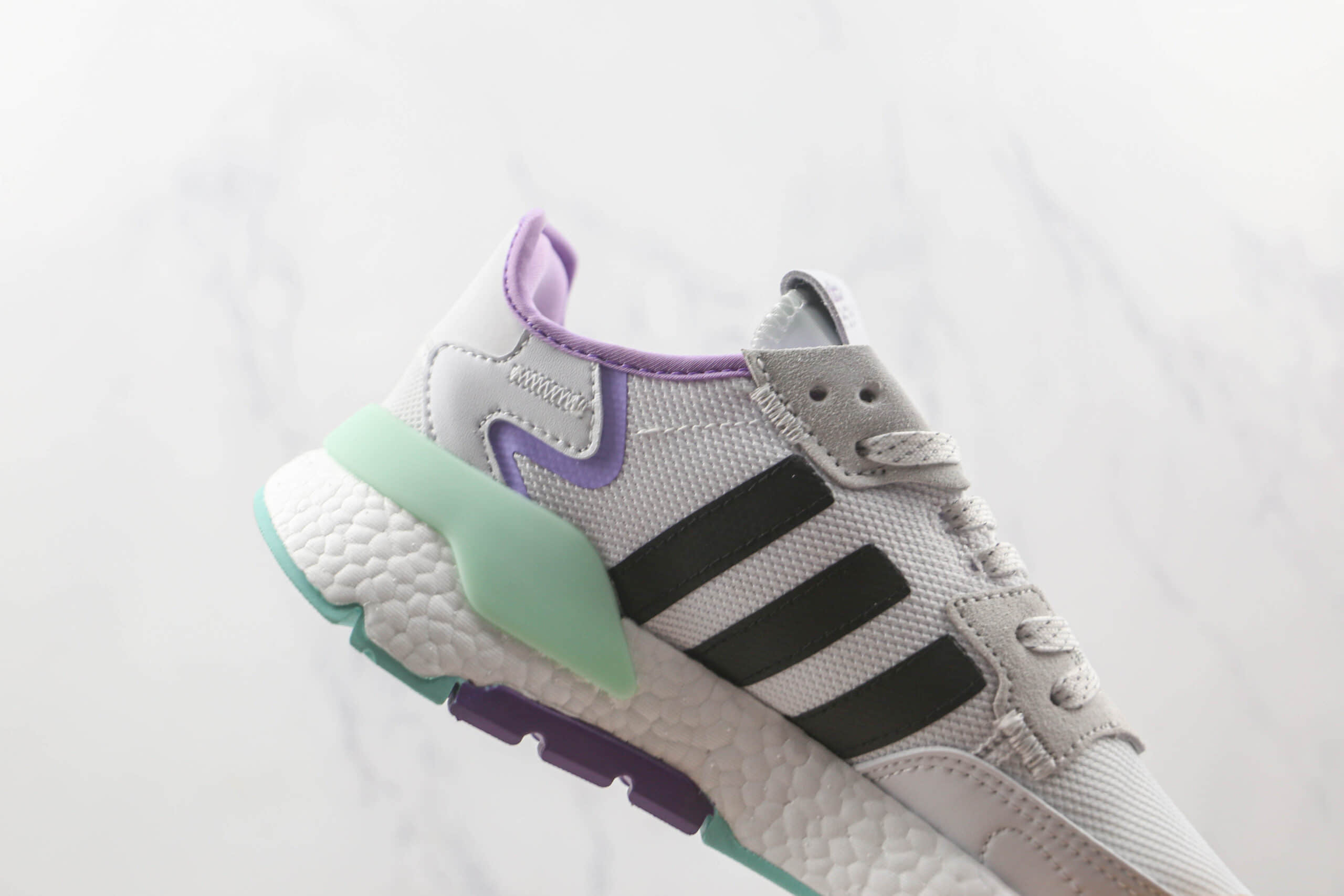 阿迪达斯Adidas Nite Jogger 2021 Boost纯原版本夜行者一代爆米花跑鞋原档案数据开发 货号：FW6702